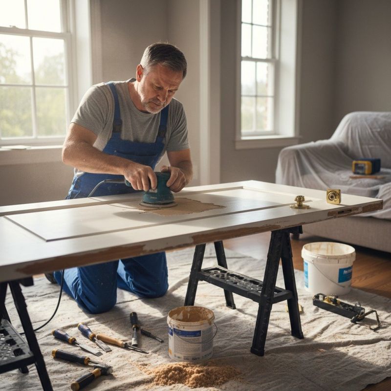 Wood Door Repair